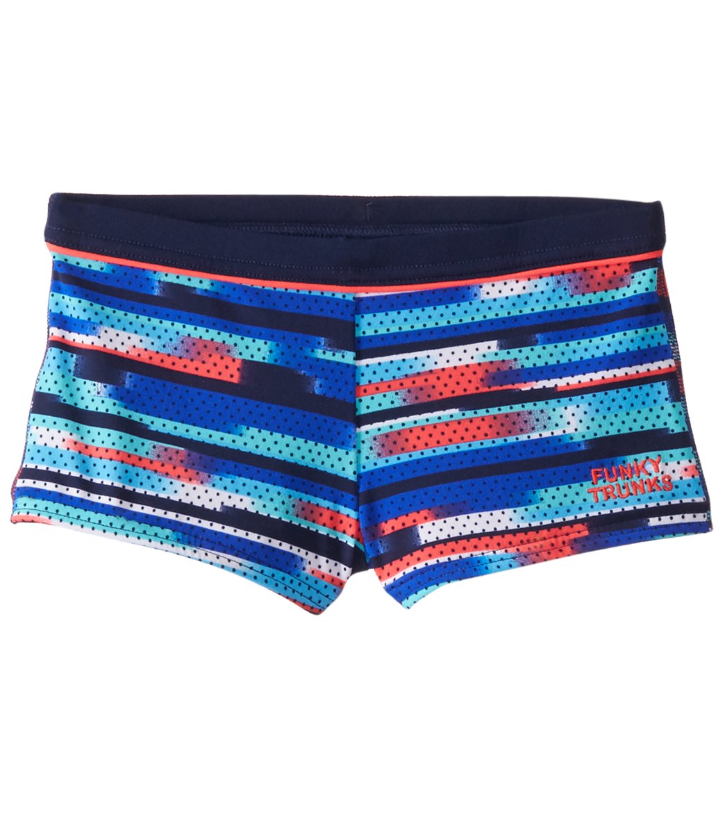 Funky Trunks Toddler Boys' Meshed Up Square Leg Trunk Brief Swimsuit at ...