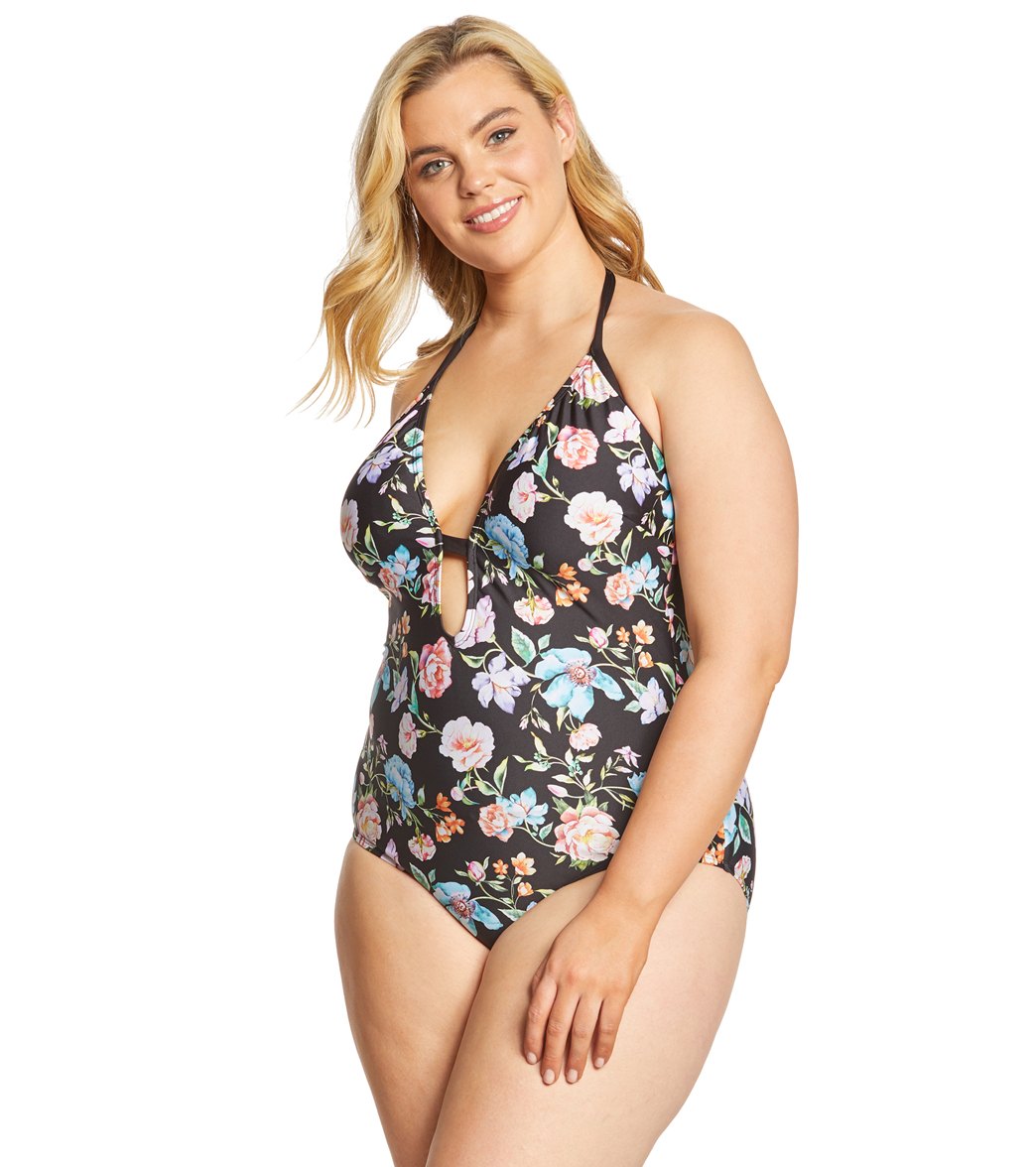 cute one piece swimsuits plus size