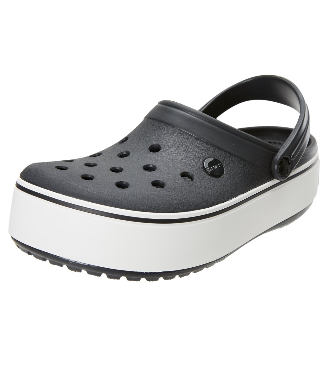 crocs platform lined