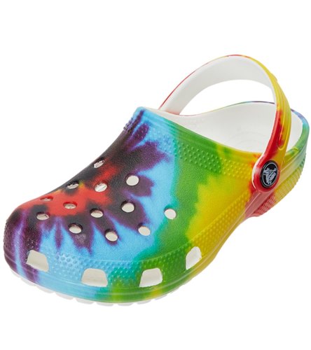 youth tie dye crocs