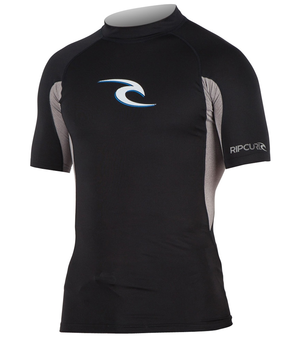 Rip Curl Men's Wave Short Sleeve Rashguard at