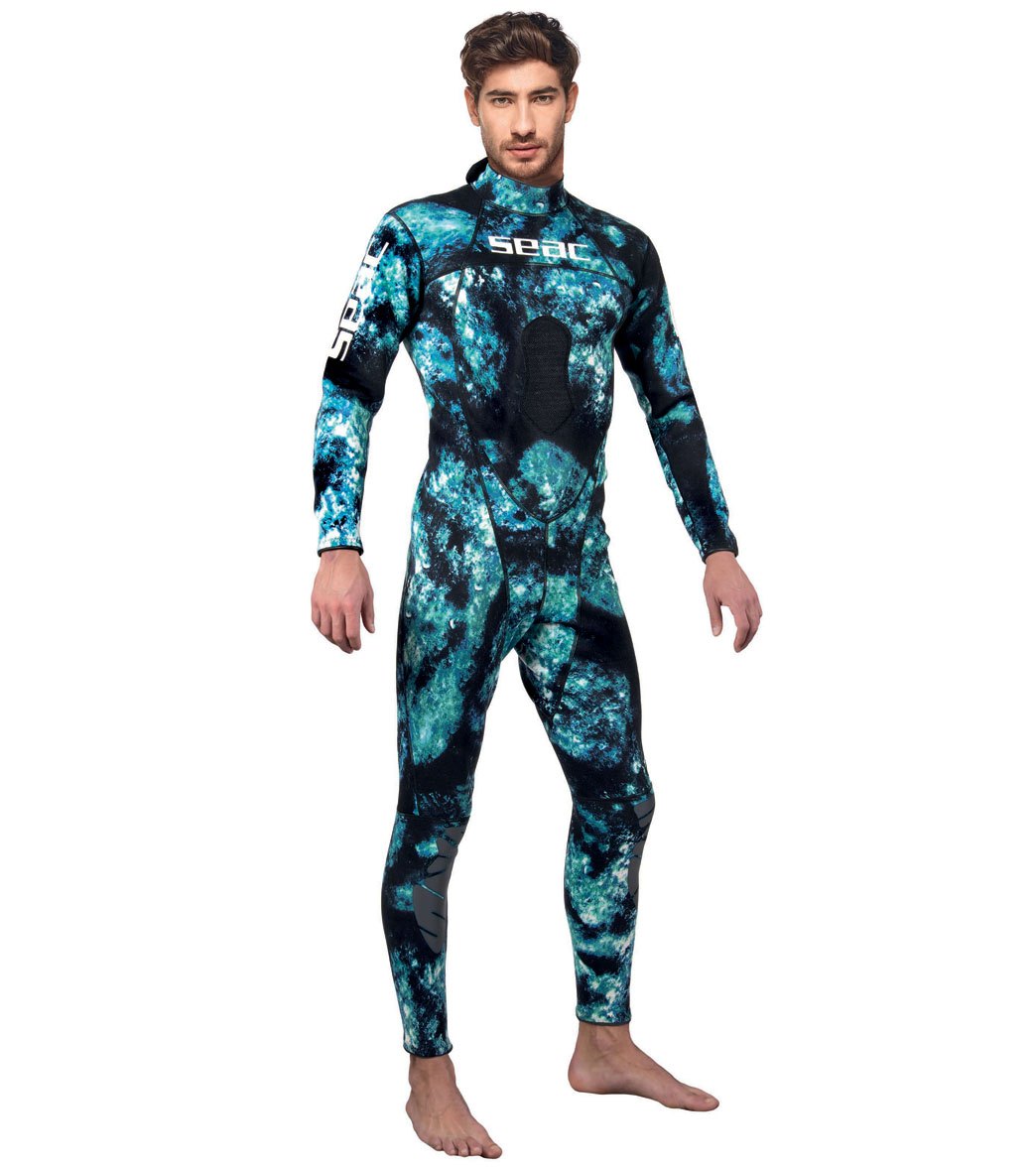 Seac USA Men's 1.5mm Bodyfit Camo Wetsuit at Free Shipping
