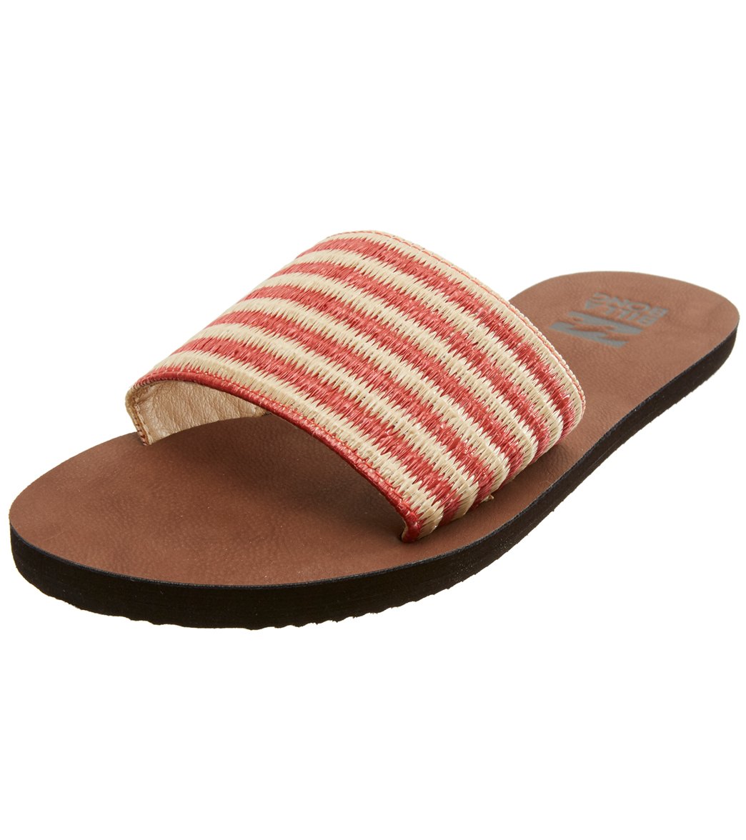 Billabong Women's Horizon Slides Sandals - Vintage Coral 7 - Swimoutlet.com