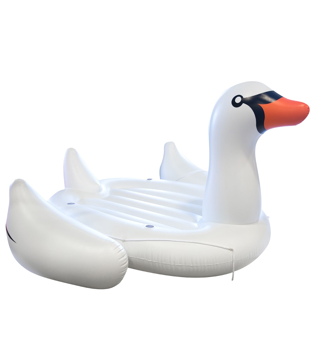 Swimline Solstice The Biggest Giant Swan Float - White - Swimoutlet.com