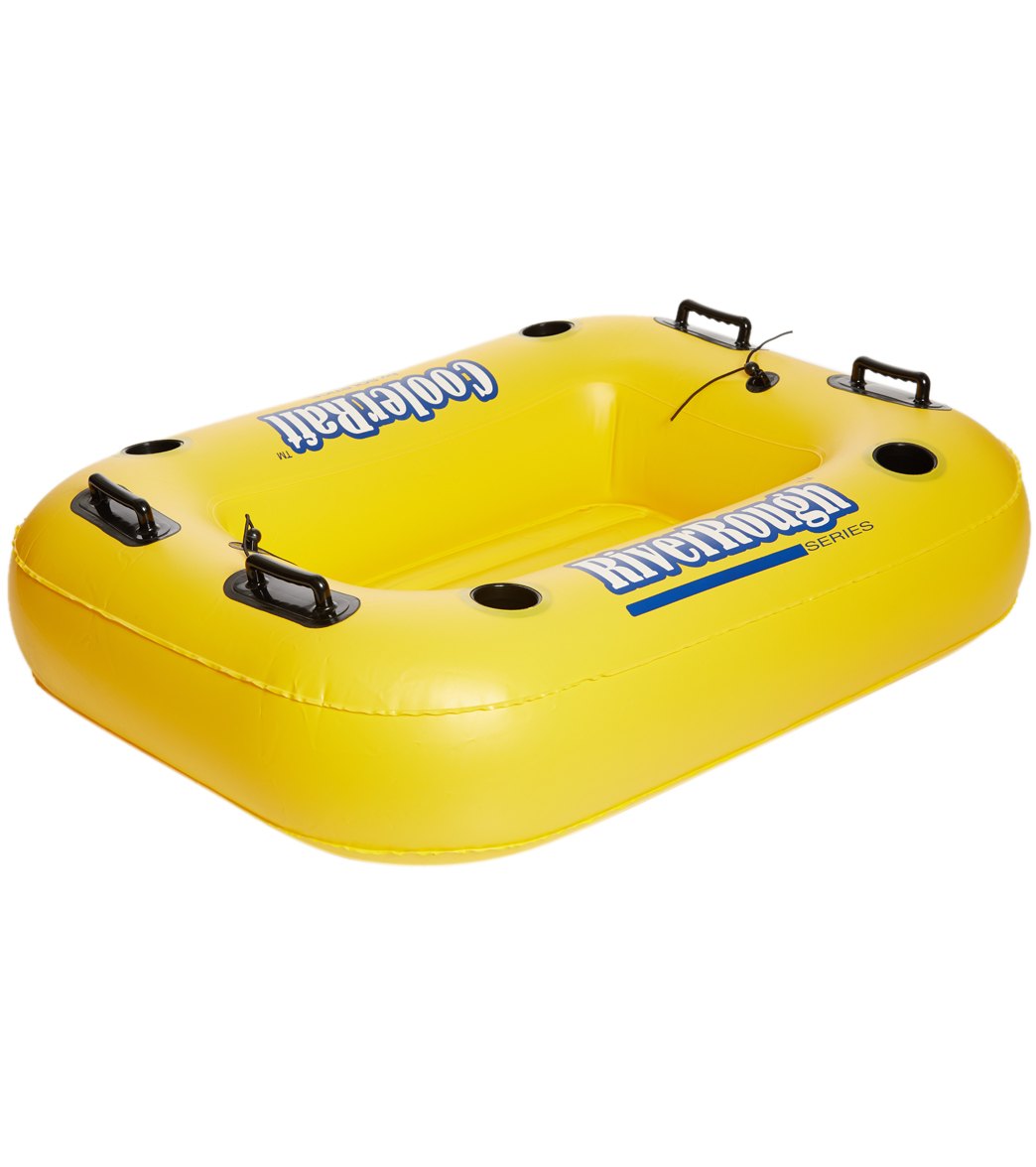 Swimline Solstice Riverrough Cooler Raft - Yellow - Swimoutlet.com