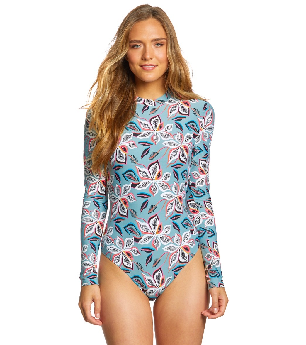 Billabong Women's Surf Beat Long Sleeve One Piece Swimsuit at