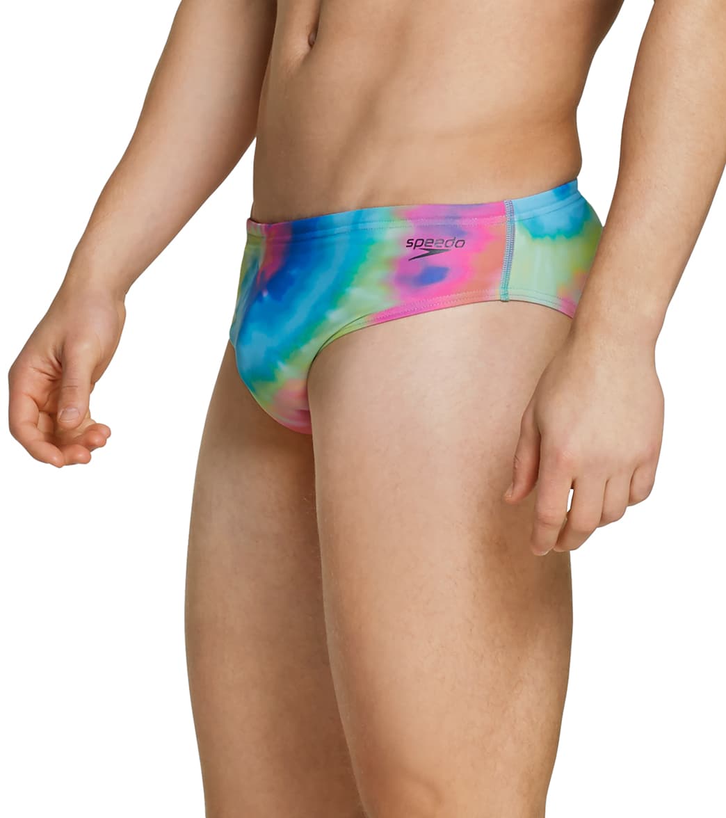 Speedo Mens Turnz Printed Brief Swimsuit At