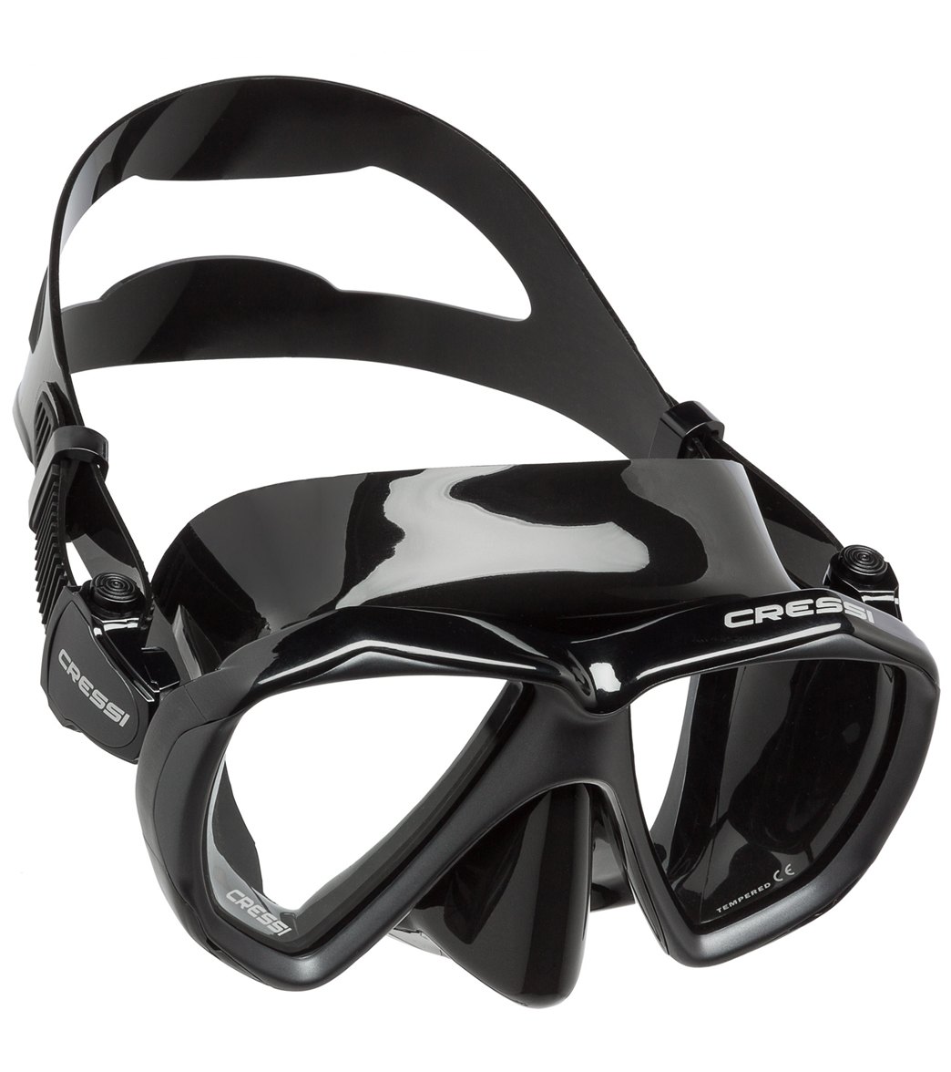 Cressi Liberty Duo Scuba Mask - Black/Black - Swimoutlet.com