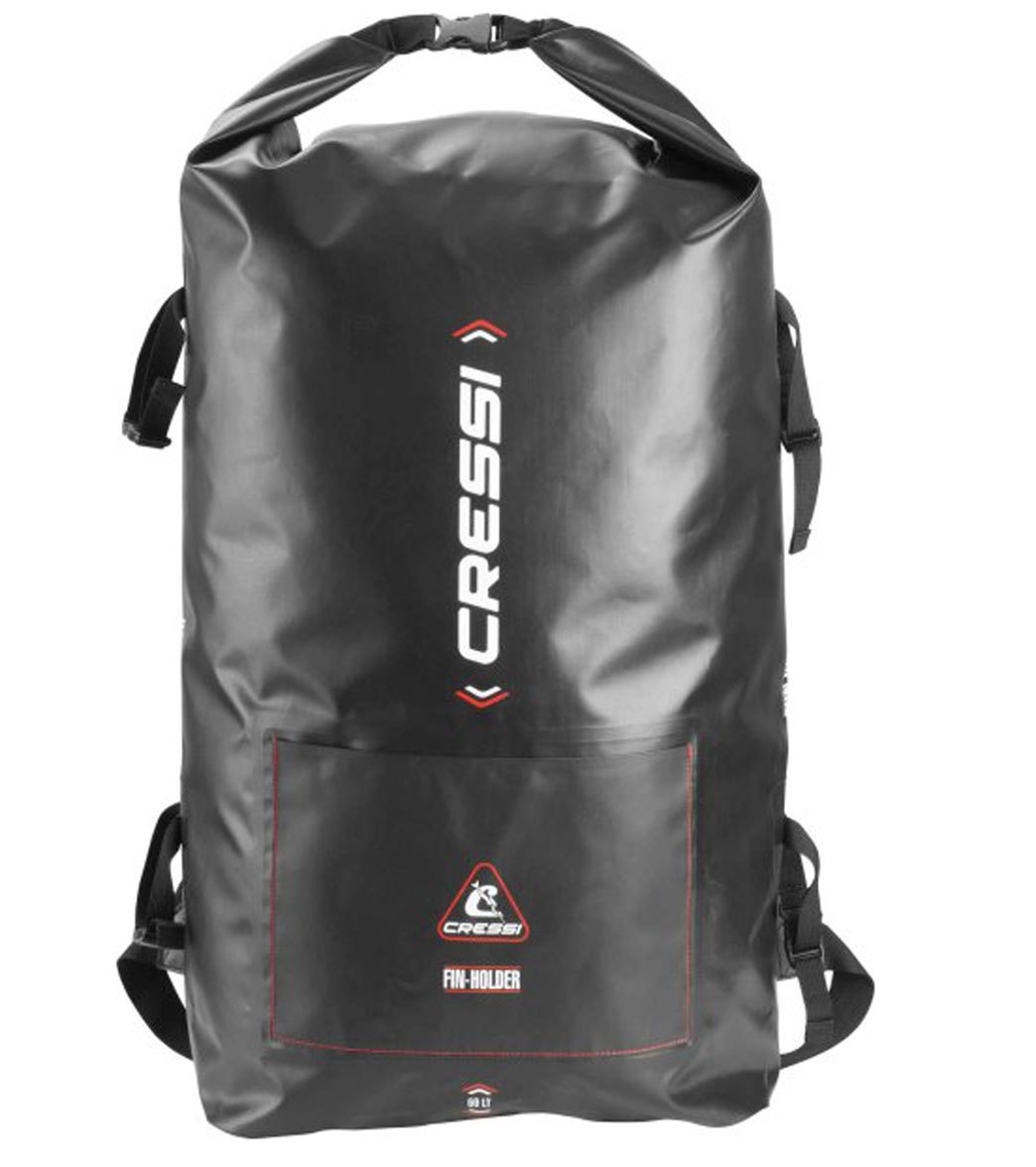 Cressi Dry Gara 60L Backpack - Black Pvc - Swimoutlet.com