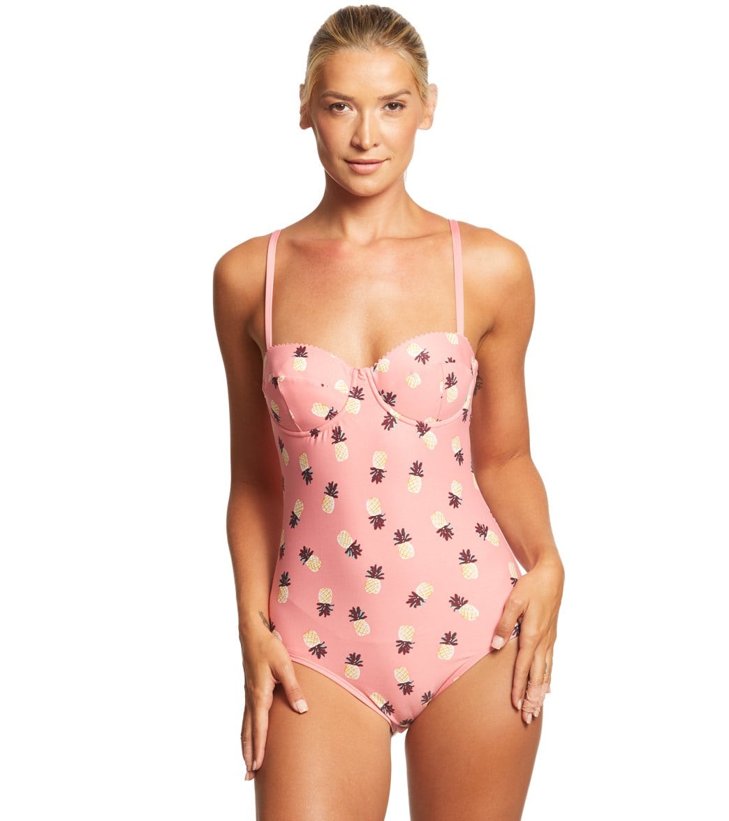 Kate Spade New York Laniakea Beach Underwire One Piece Swimsuit at