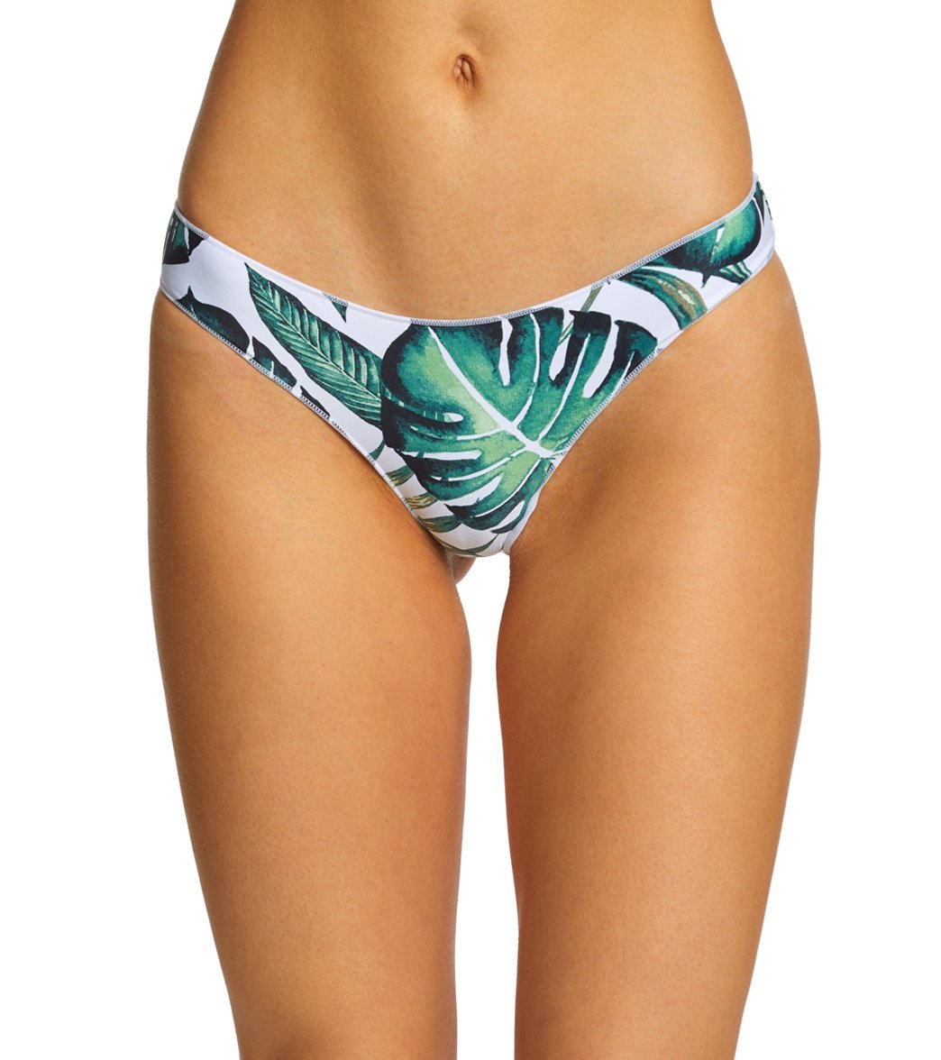 Rip Curl Women's Palm Beach Aloha Bikini Bottom - White Xl - Swimoutlet.com