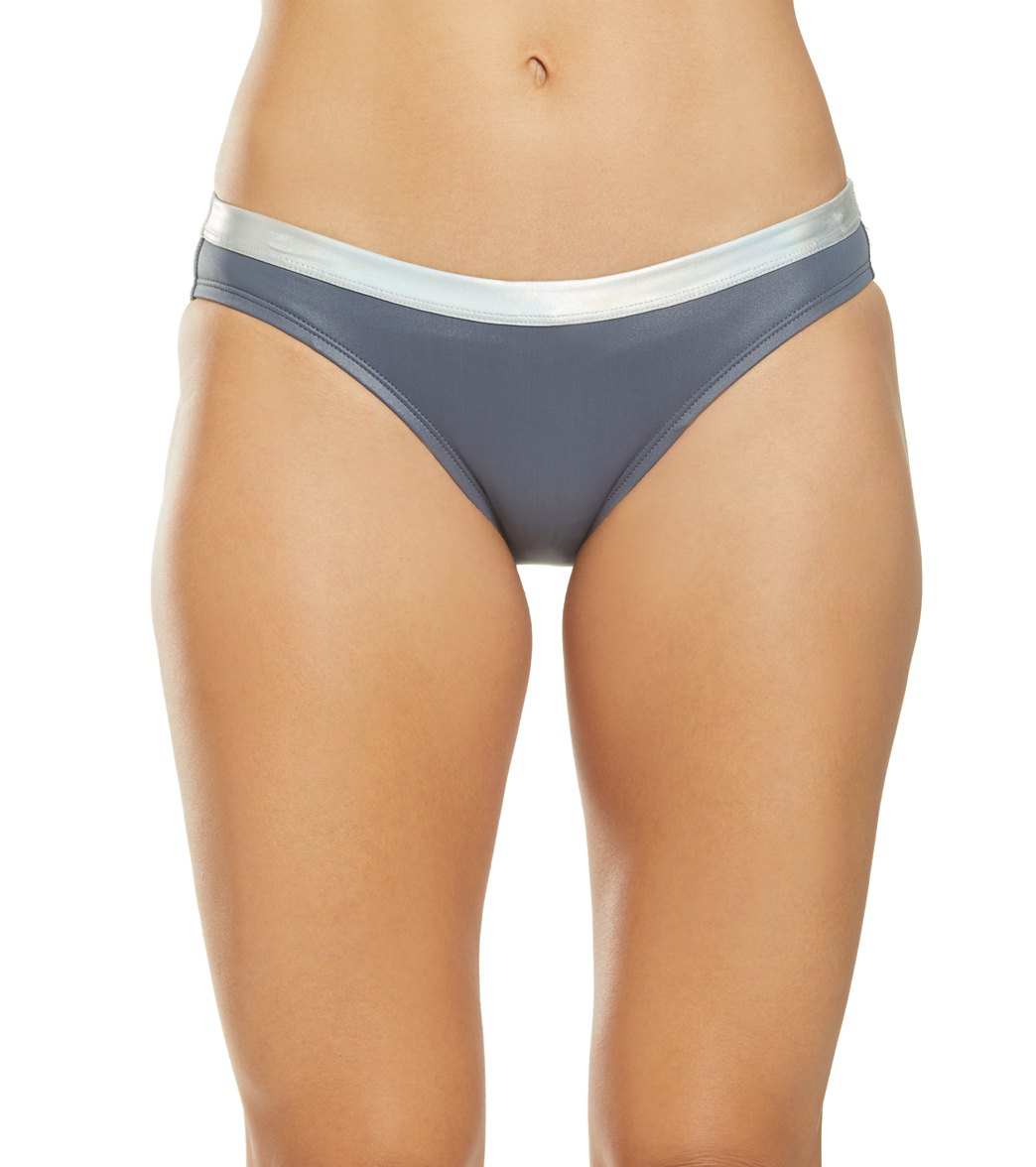 Nike Women's Flash Sport Bikini Bottom - Monsoon Blue Small Size Small - Swimoutlet.com