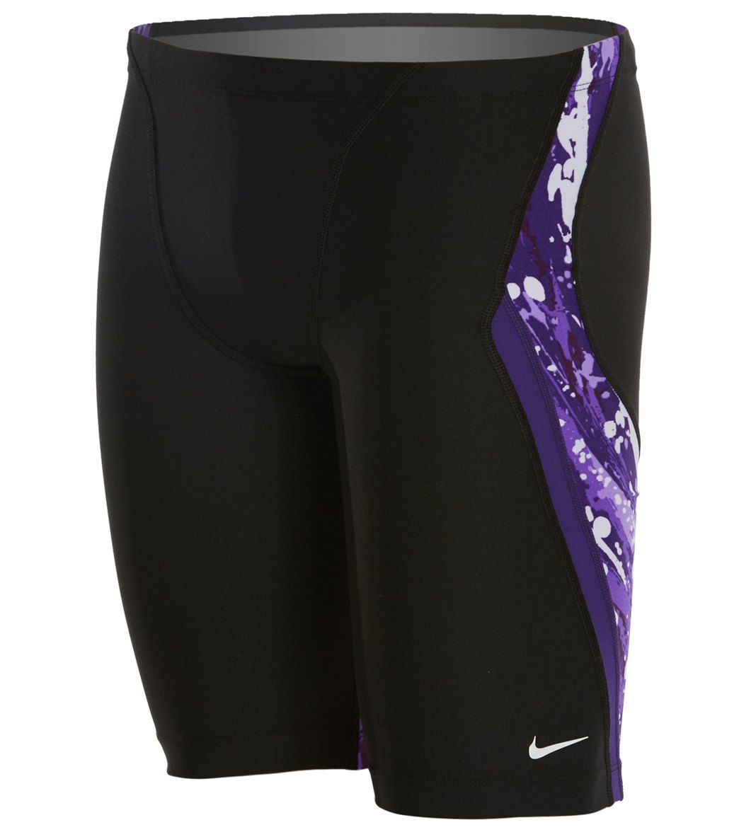 Nike Men's Splash Jammer Swimsuit - Court Purple 26 Polyester - Swimoutlet.com