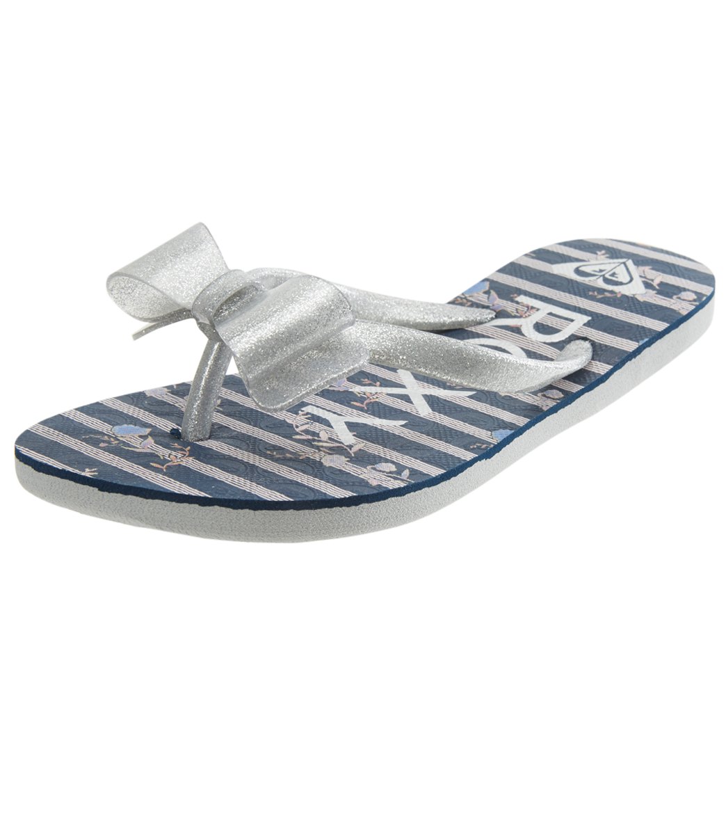 girls roxy flip flops