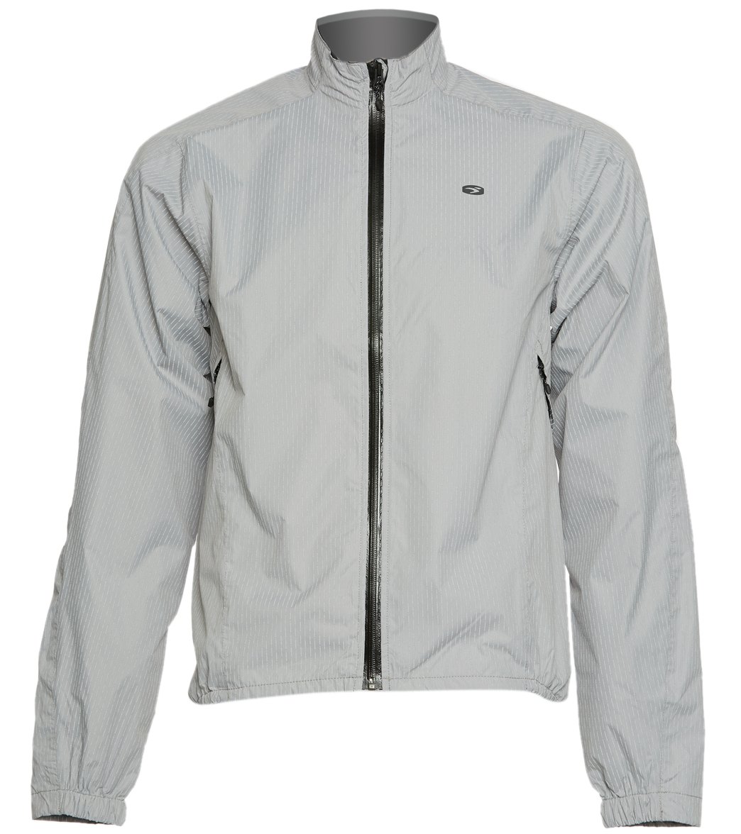 Sugoi Men's Zap Bike Jacket - Light Grey Large Polyester - Swimoutlet.com