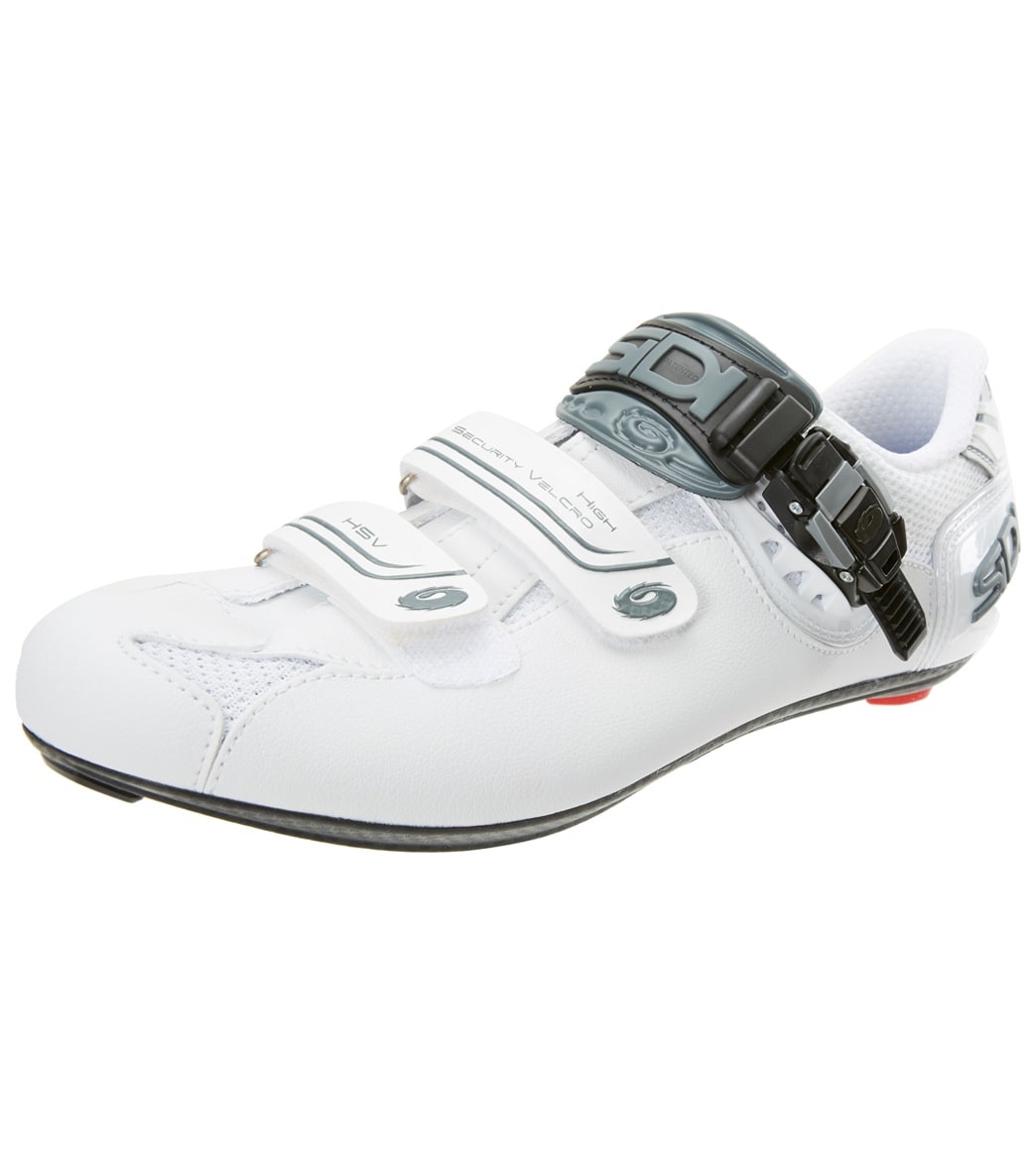 Sidi Men's Genius Shadow Cycling Shoe Classic Fit - White/White 42 - Swimoutlet.com