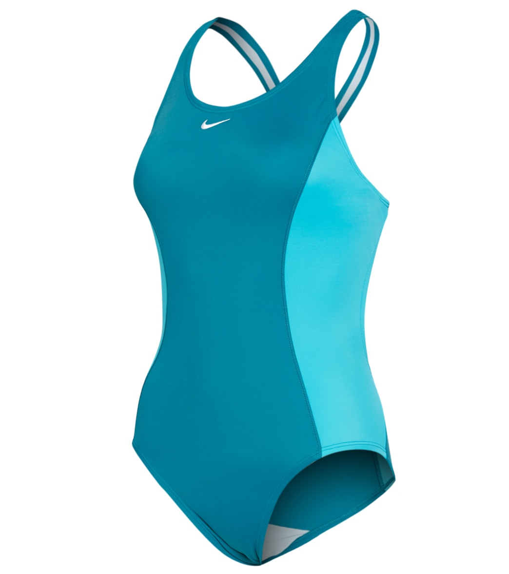 Nike Women's Color Surge Powerback Chlorine Resistant One Piece