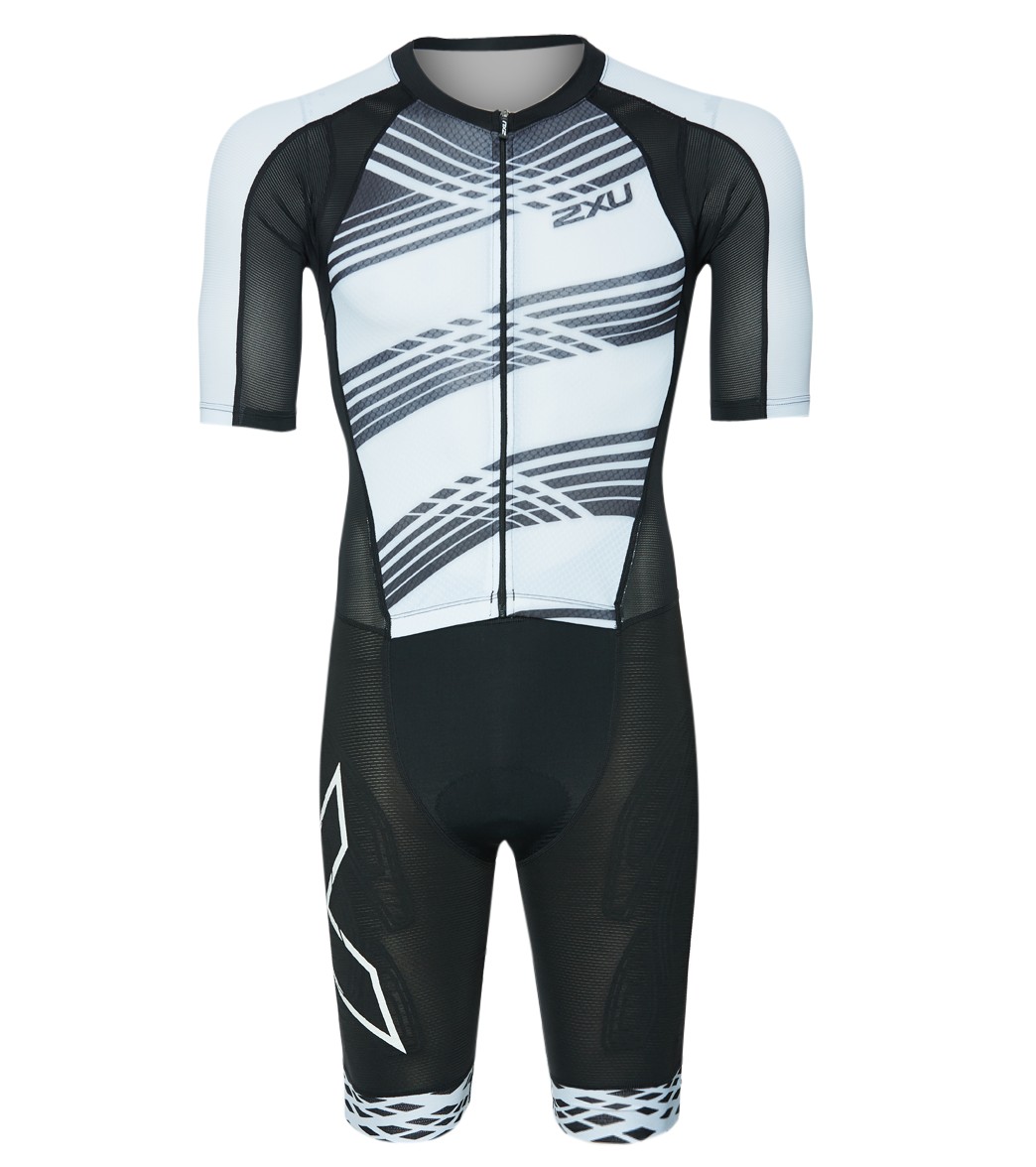 2XU Men's Compression Full Zip Sleeved Tri Suit at SwimOutlet.com ...