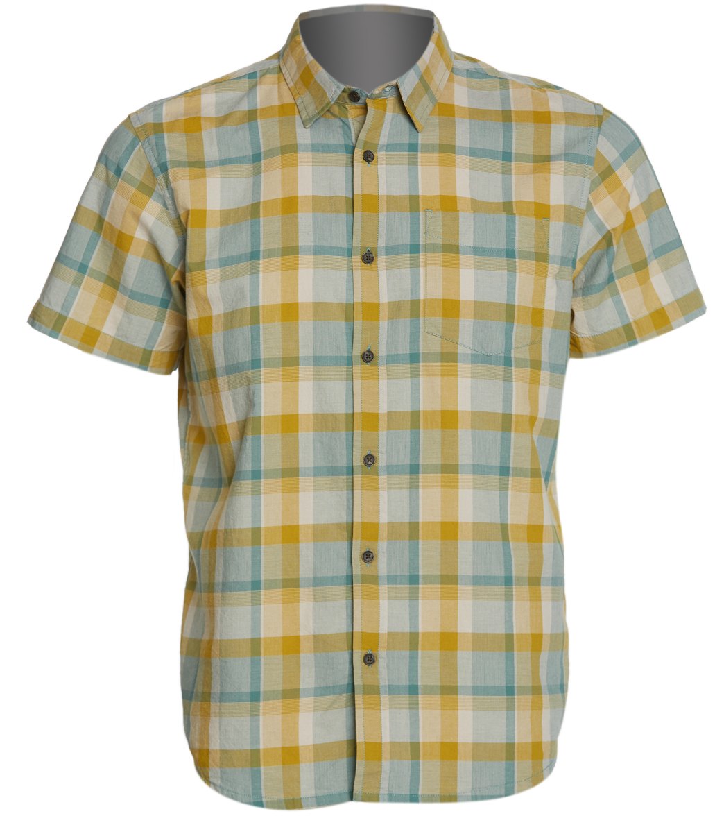 Prana Men's Bryner Shirt - Ashy X-Small Cotton/Polyester - Swimoutlet.com