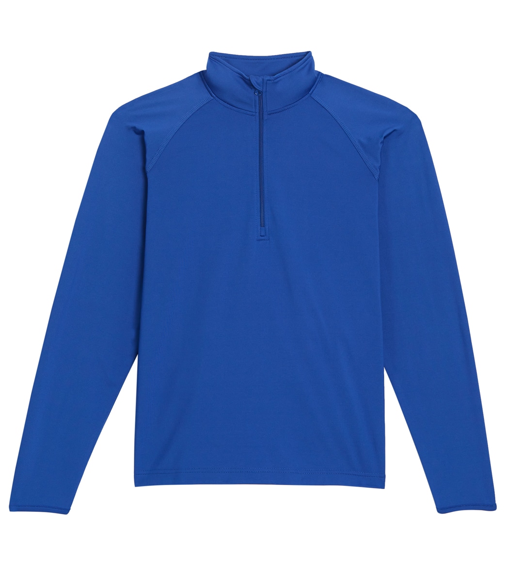 Men's Sport-Tek Sport-Wick Stretch 1/2-Zip Pullover Shirt - True Royal Large Polyester/Spandex - Swimoutlet.com