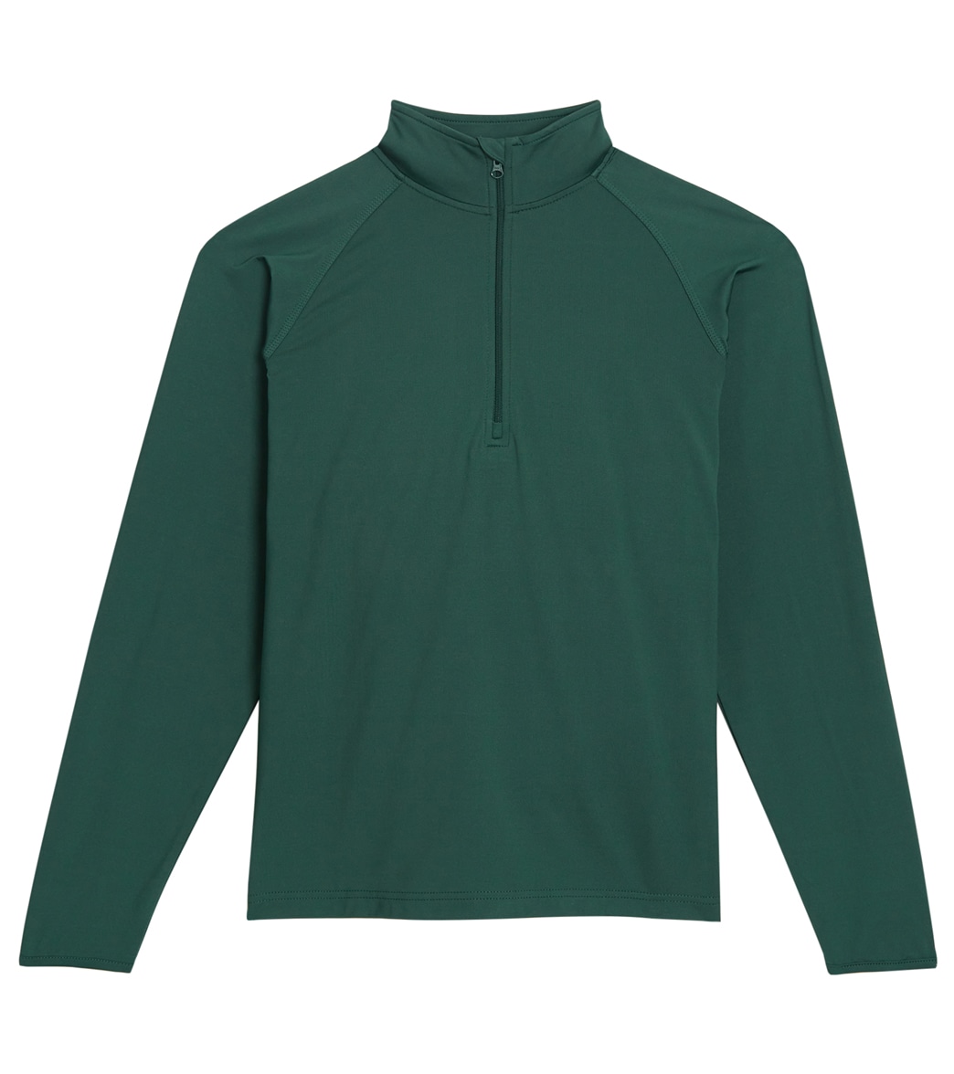 Men's Sport-Tek Sport-Wick Stretch 1/2-Zip Pullover Shirt - Forest Green Large Polyester/Spandex - Swimoutlet.com