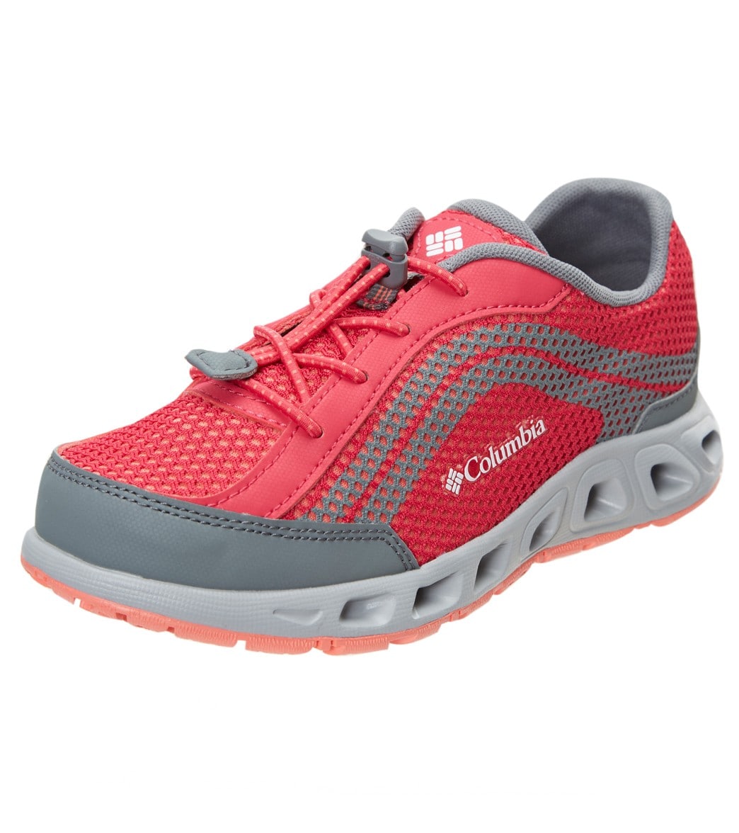 Columbia Youth Drainmaker Iv Water Shoe - Bright Rose Hot Coral 4 Rose - Swimoutlet.com
