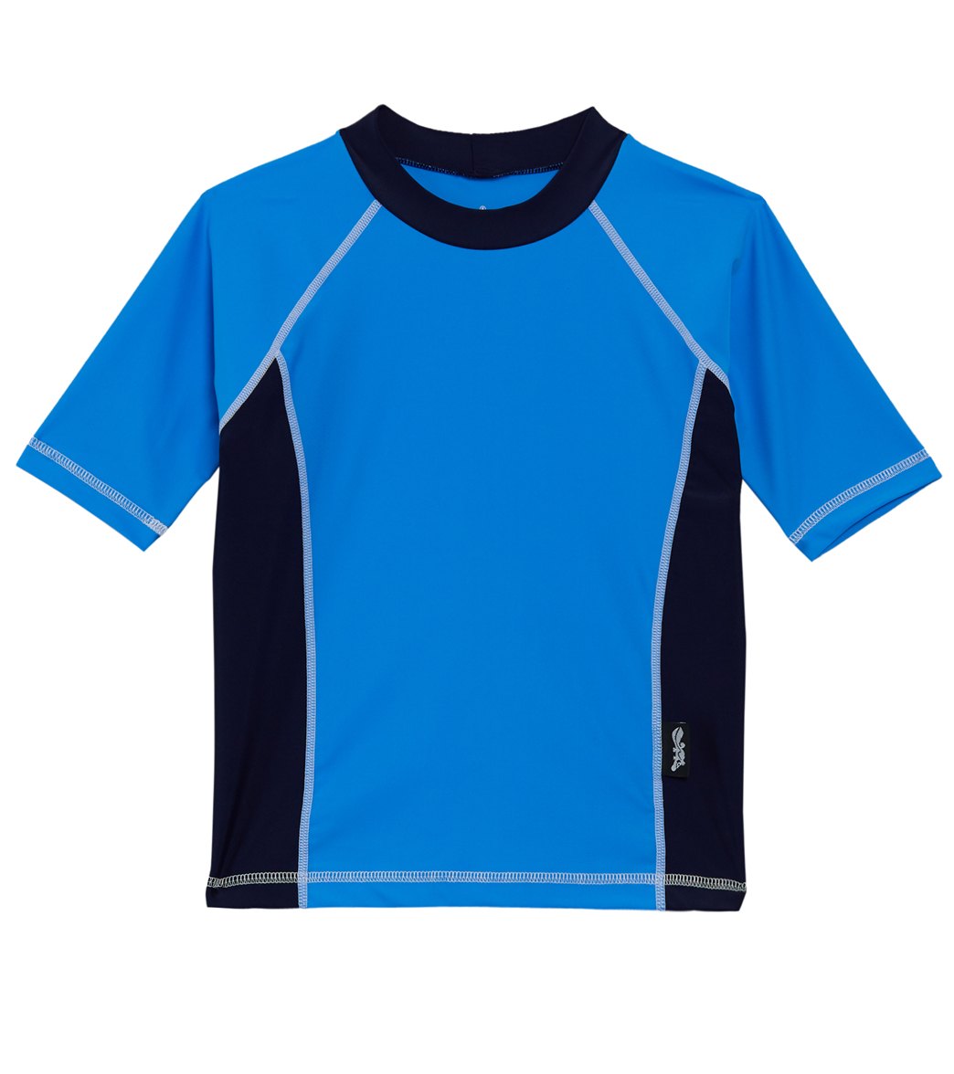 boys short sleeve rash guard