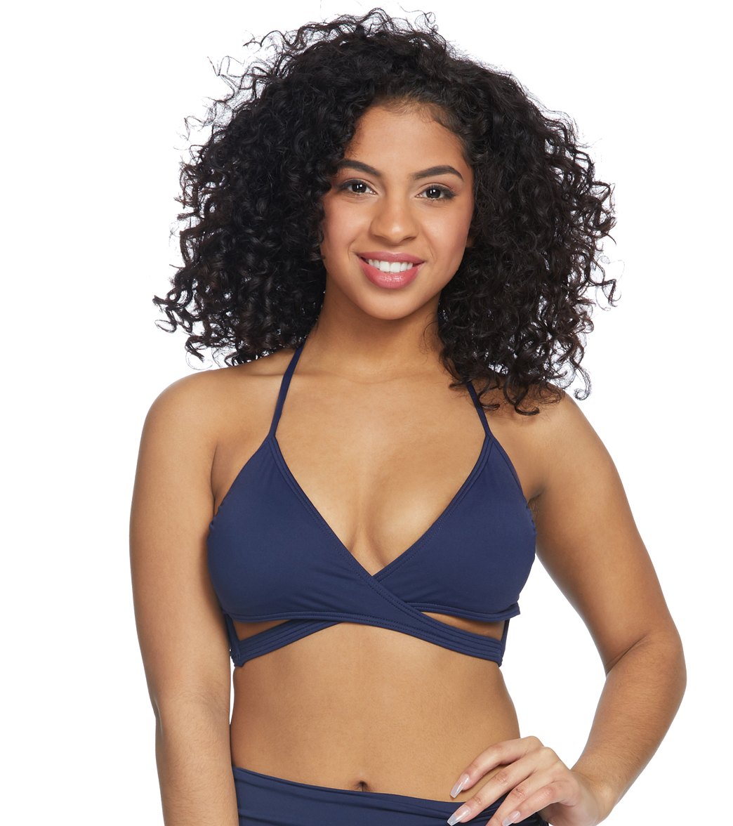 vince camuto wrap bikini top