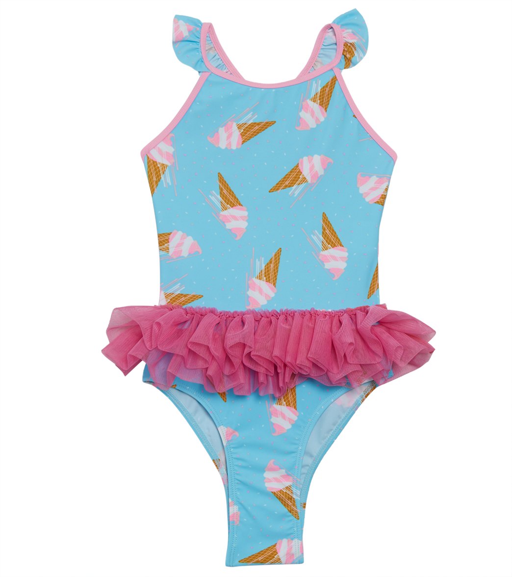 Platypus Australia Girls' Gelato Tutu One Piece Swimsuit (Baby, Toddler ...