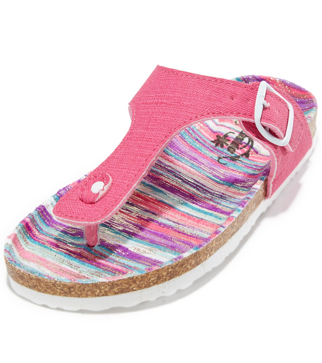 Northside Girls' Bindi Cork Sandals - Bright Pink 2 - Swimoutlet.com