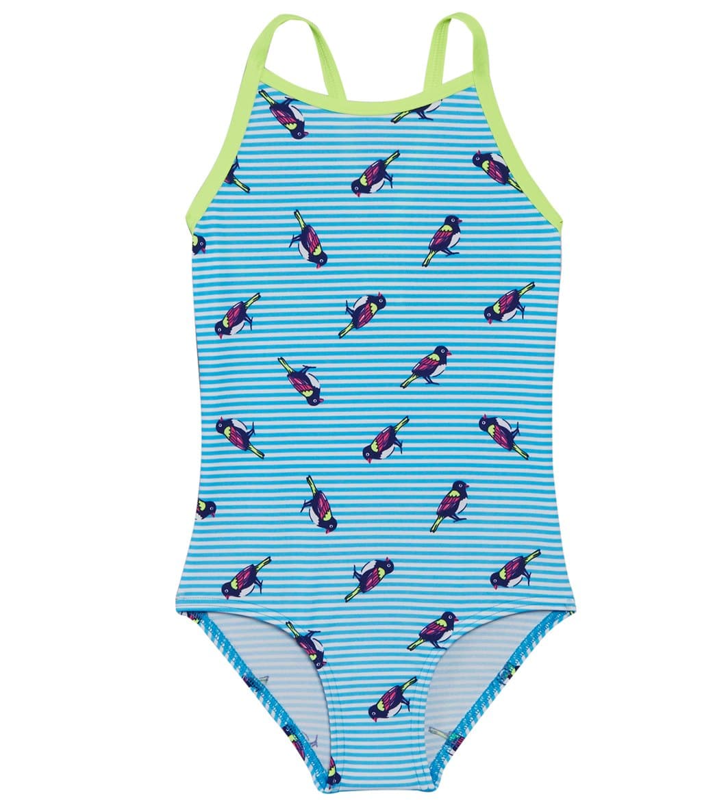 Funkita Toddler Girls' Tweety Tweet Printed One Piece Swimsuit - Blue Multi 1 Polyester - Swimoutlet.com