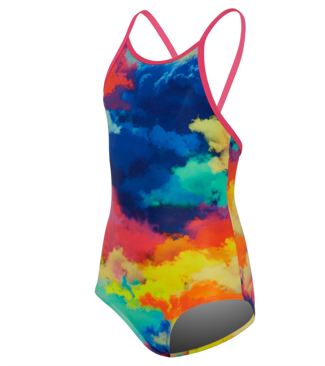 Funkita Toddler Girls' Cumulus Printed One Piece Swimsuit - Multi 1 Polyester - Swimoutlet.com
