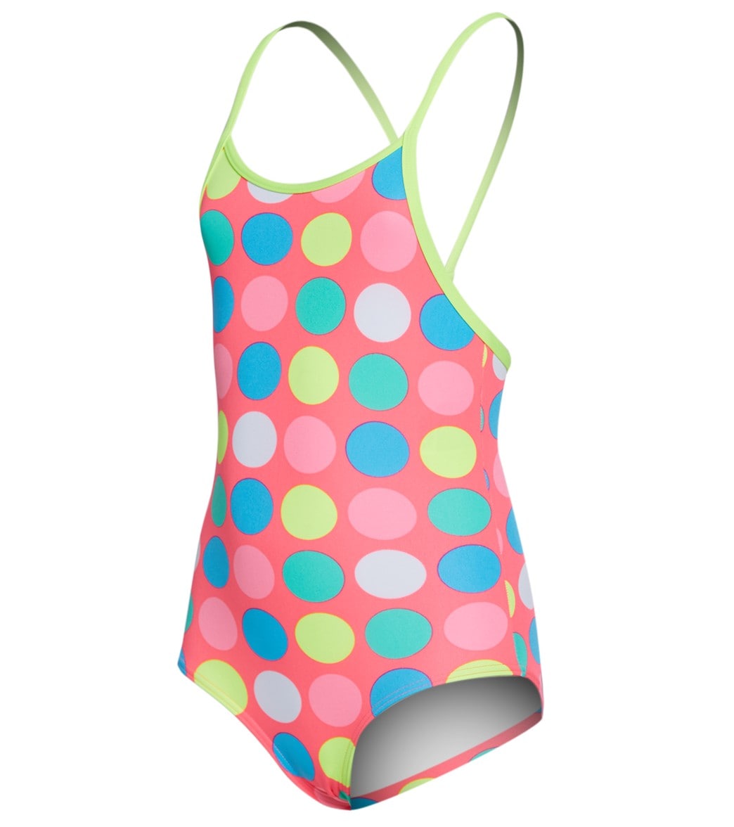 Funkita Toddler Girls' Twister Printed One Piece Swimsuit - Multi Pink 1 Polyester - Swimoutlet.com