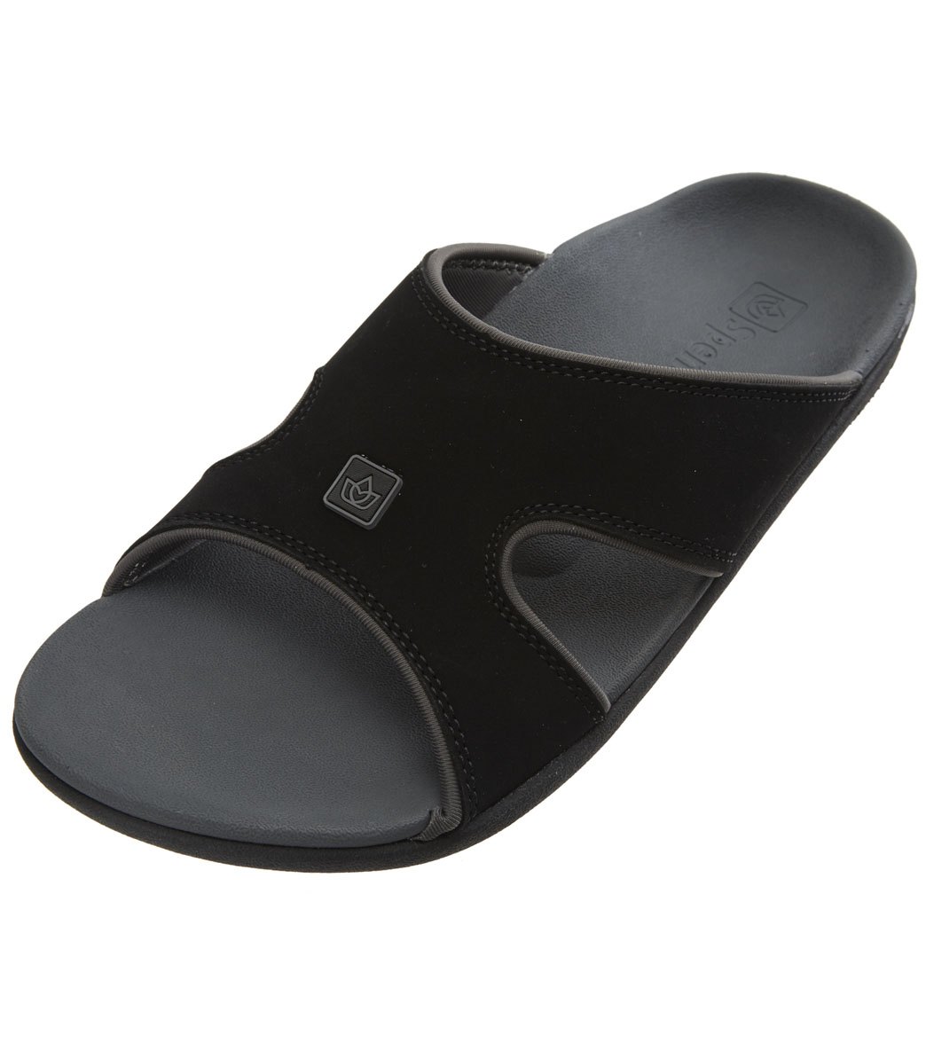 Spenco Men's Kholo Plus Slides Sandals - Carbon/Pewter 7 - Swimoutlet.com