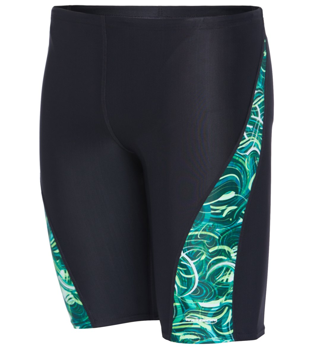 Waterpro Men's Torrent Jammer Swimsuit - Green 22 - Swimoutlet.com