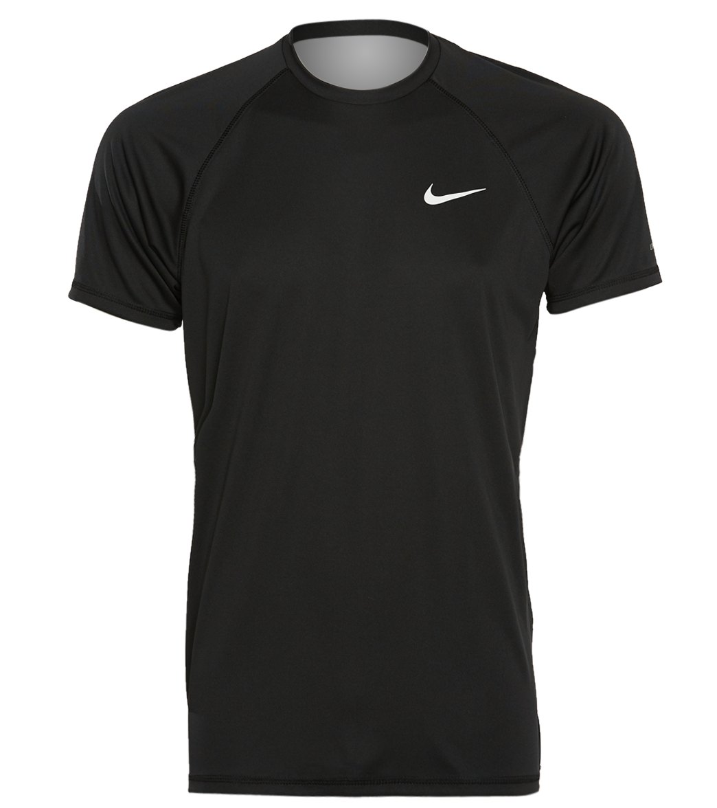 Nike Men's Short Sleeve Extended Size Hydro Rash Guard at SwimOutlet.com