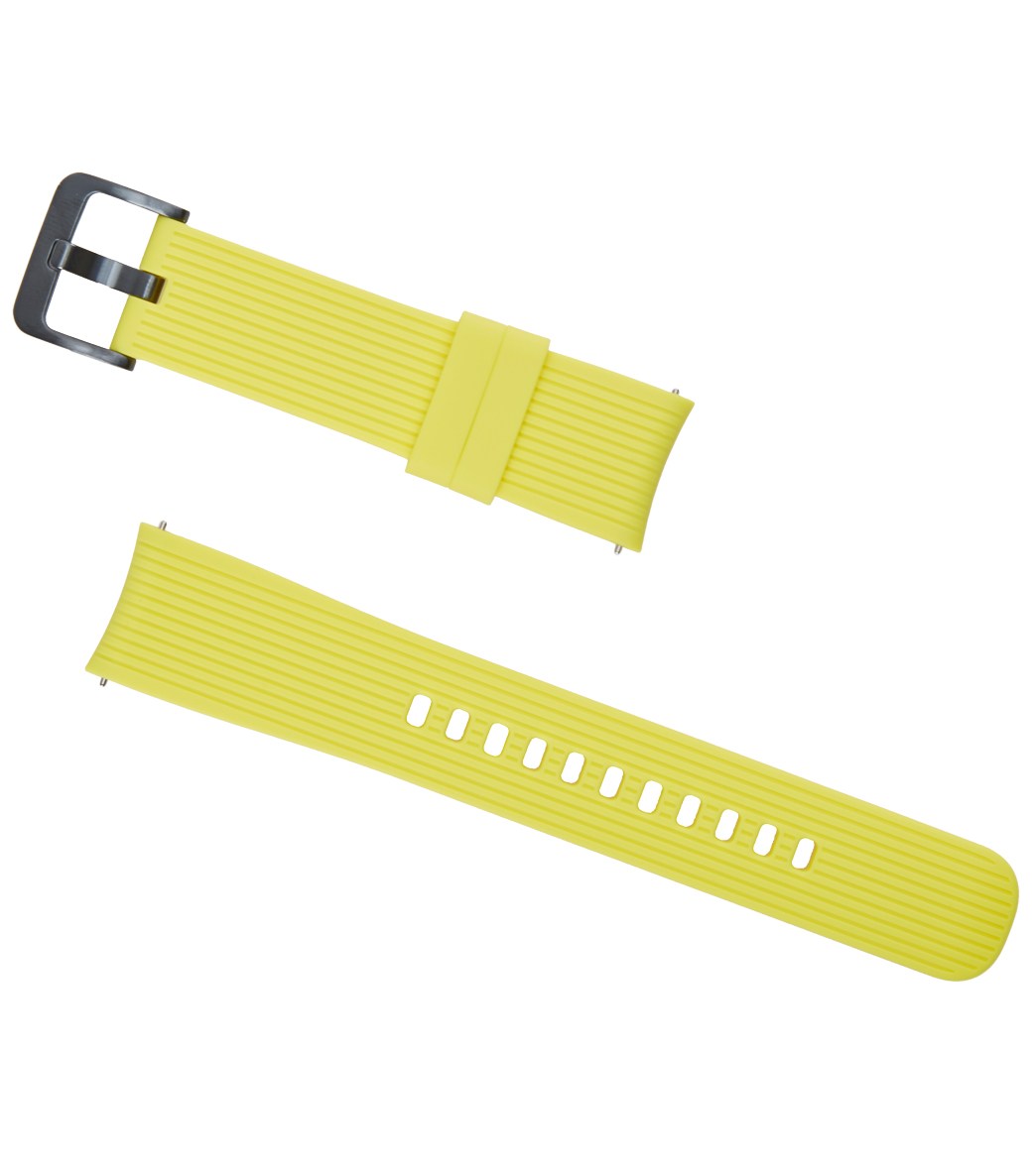 Samsung Galaxy Watch Silicone Band - Yellow 20Mm - Swimoutlet.com