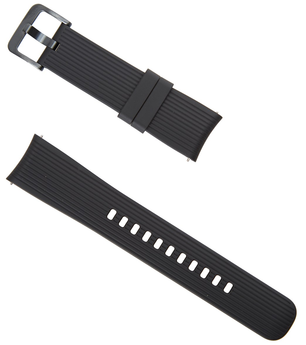 Samsung Galaxy Watch Silicone Band - Black 22Mm - Swimoutlet.com