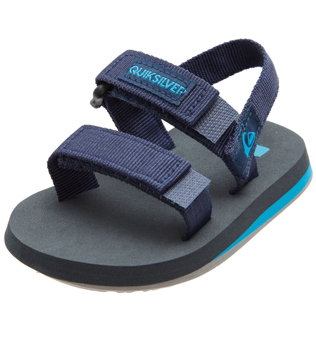 Quiksilver Boys' Monkey Caged Sandals - Blue/Grey/Blue 420 - Swimoutlet.com