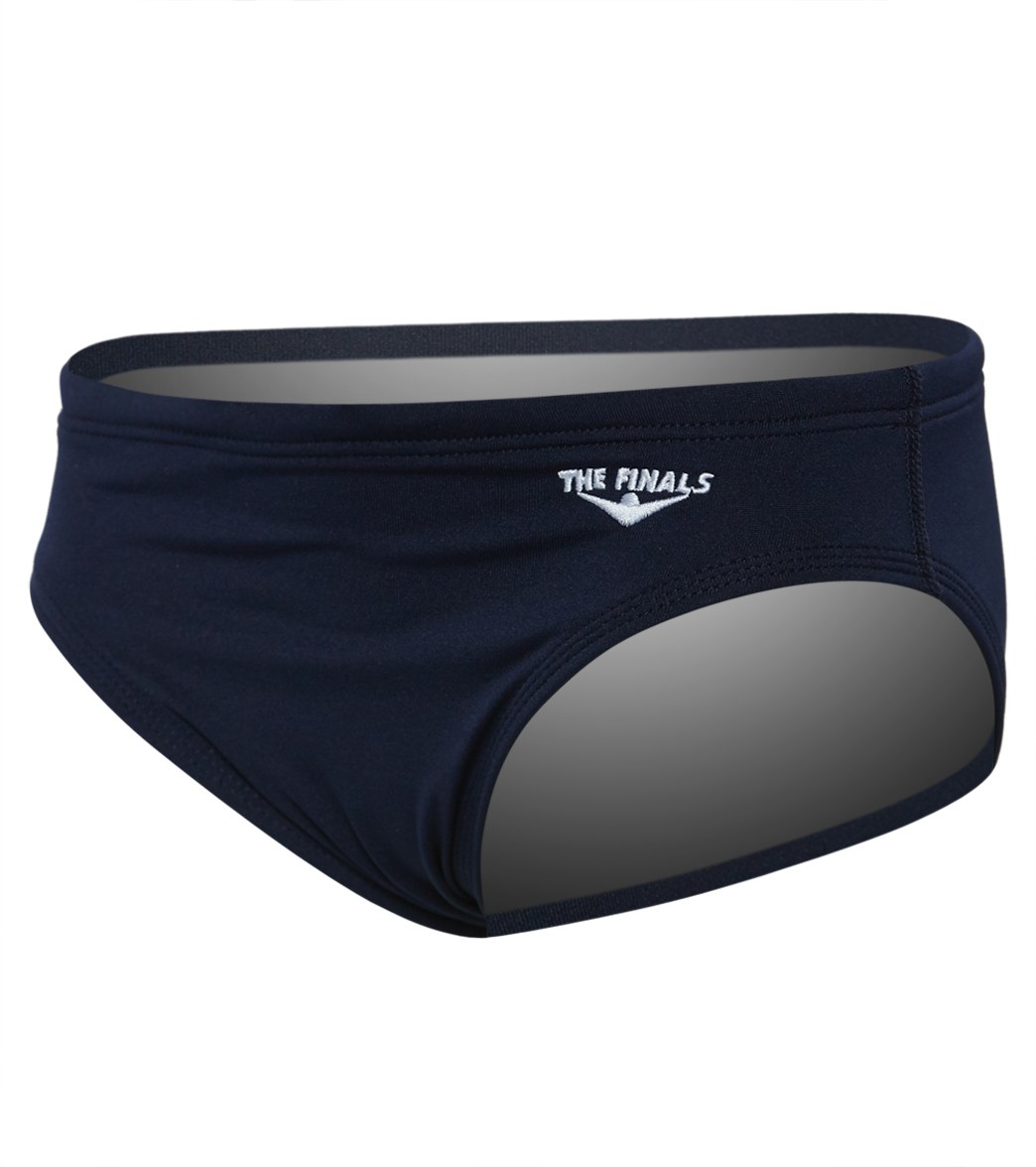 The Finals Boys' Solid Racer Brief Swimsuit - Navy 24 - Swimoutlet.com
