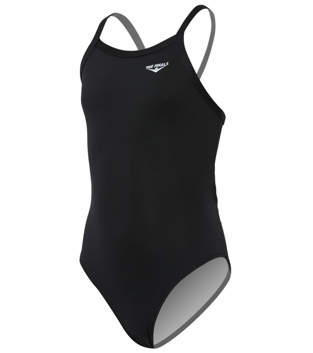 The Finals Girls' Butterfly Back One Piece Swimsuit at SwimOutlet.com