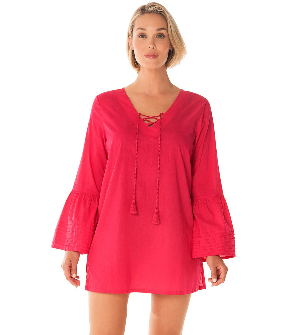 cotton swim cover up dress
