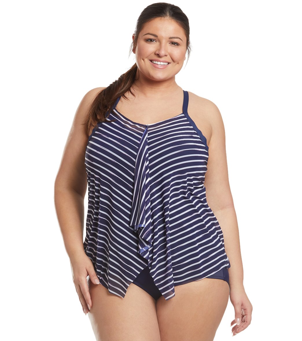 beach house plus size swimwear