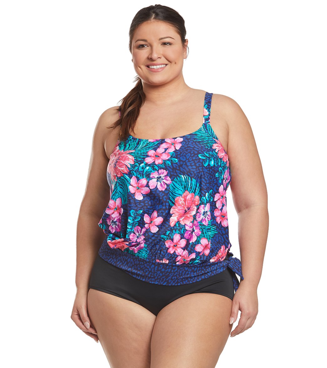 beach house plus size swimwear