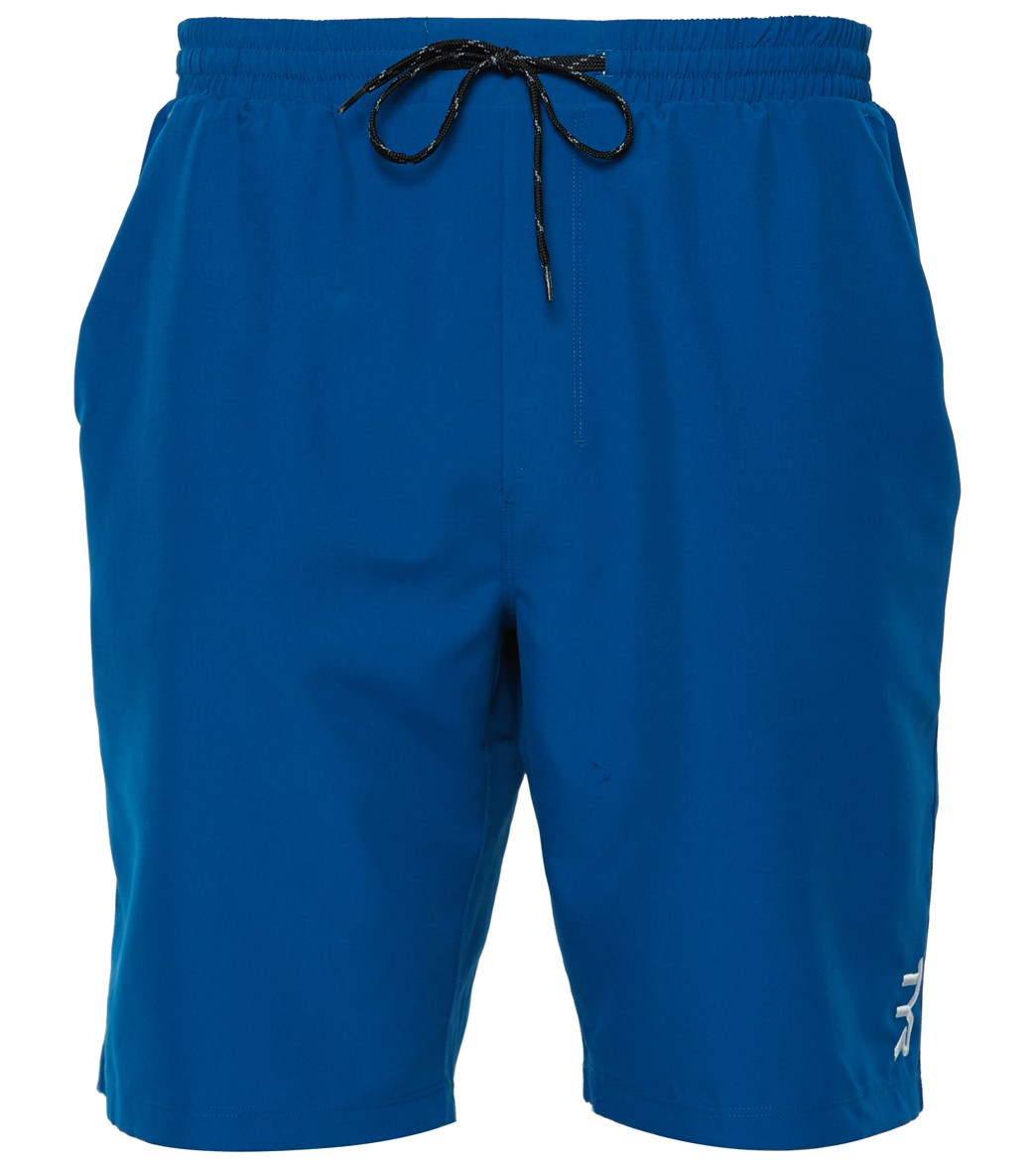 TYR Men's Solid Swell Swim Short - Turquoise Large Size Large - Swimoutlet.com
