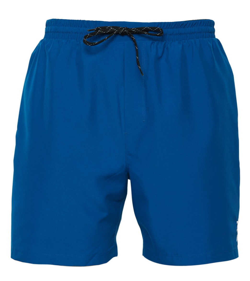 TYR Men's Solid Atlantic Swim Short - Turquoise Xl Size Xl - Swimoutlet.com