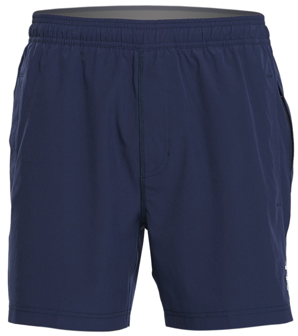 TYR Men's Sea View Land To Water Swim Short - Navy Small Size Small - Swimoutlet.com