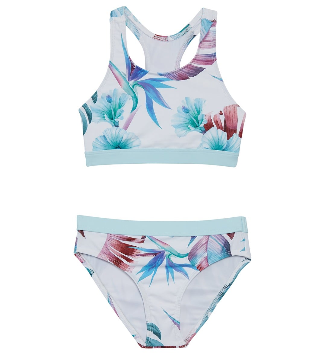 Next Girls' Hawaiian Dream Two Piece Bikini Set (Big Kid) at SwimOutlet ...