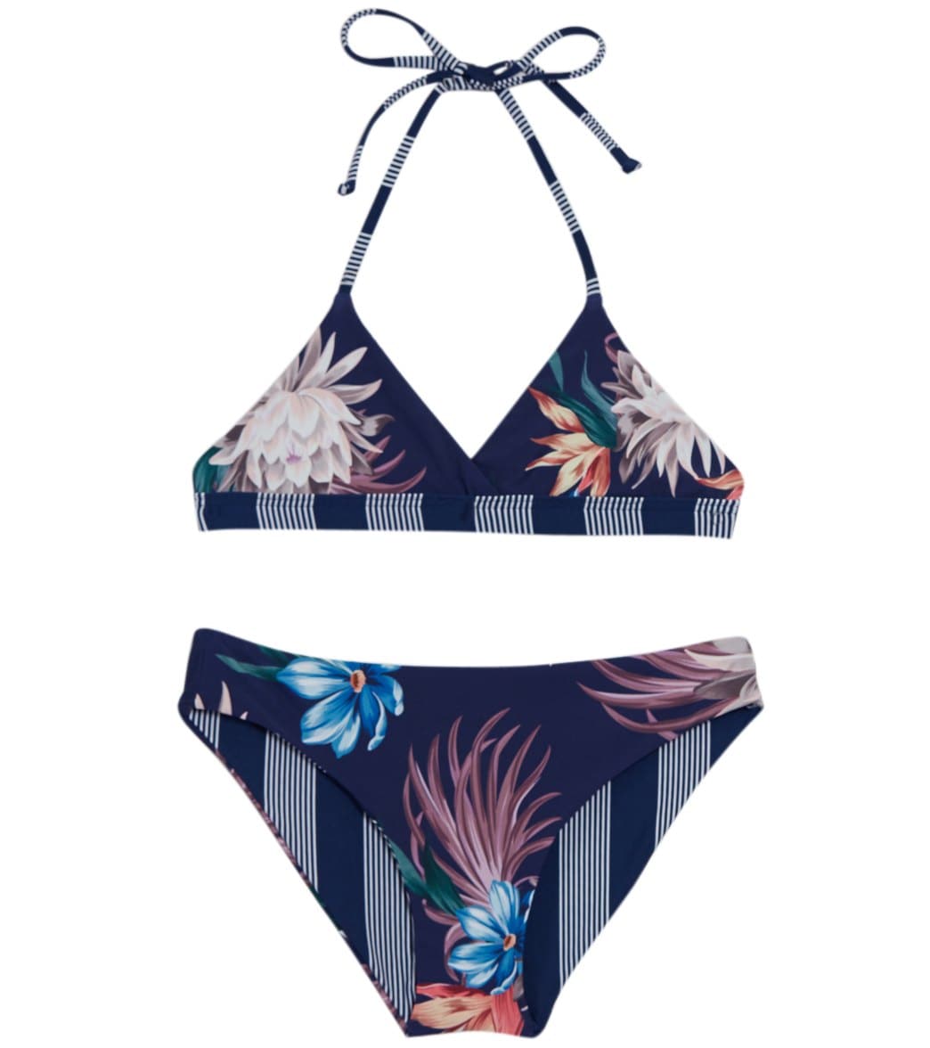 Splendid Girls' Off Tropic Reversible Two Piece Swimsuit Set (Big Kid ...