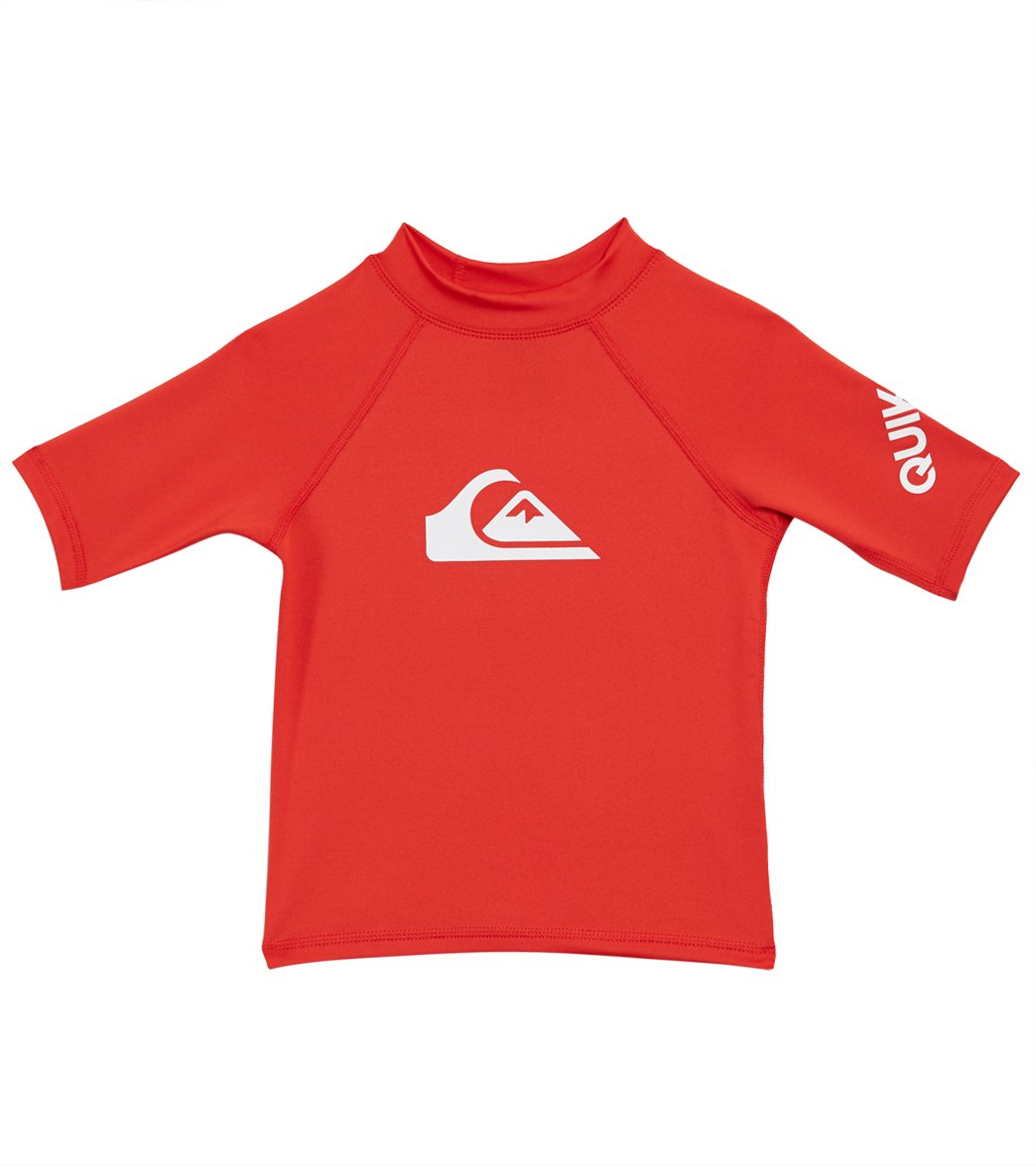 Quiksilver All Time Short Sleeve Rash Guard Toddler Little Kid At